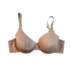 RADIANT by Vanity Fair Bra 42C Smooth Support Underwire Full Figure Tan